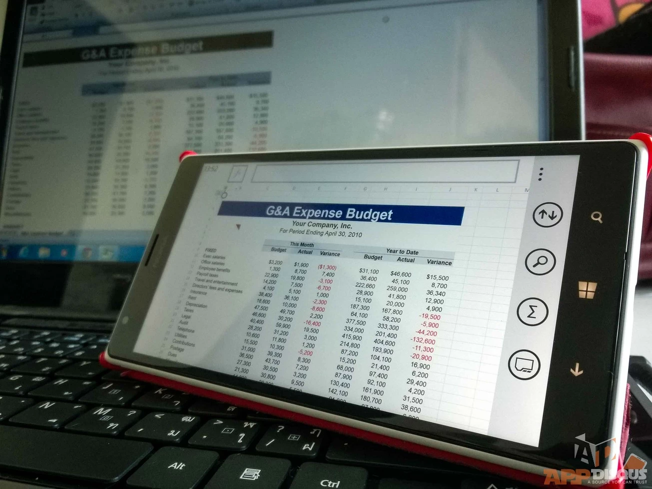 Microsoft Office Mobile 02 | nokia lumia 1520 | Microsoft Office และการอ่านเอกสาร อีกจุดเด่นของการใช้งานมือถือหน้าจอใหญ่อย่าง Nokia Lumia 1520