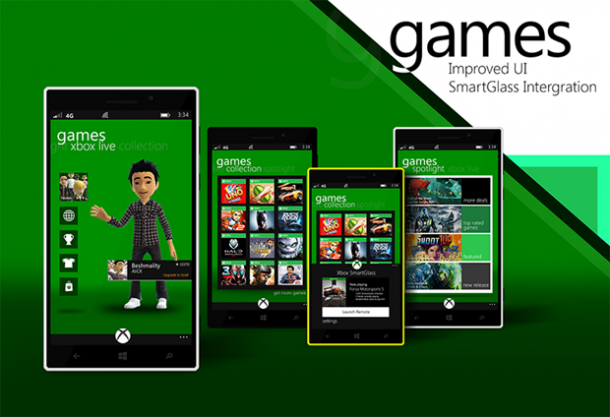New Games Hub in Windows phone 8.1 leaked