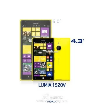 nokia lumia 1520v 1 1 | NOKIA | ลือ Nokia Lumia 1520 mini มือถือฉบับย่อส่วนของแฟ๊บเล็ตรุ่นพี่ในนาม Nokia Lumia 1520v มาพร้อมหน้าจอ 4.3 นิ้ว 1080p
