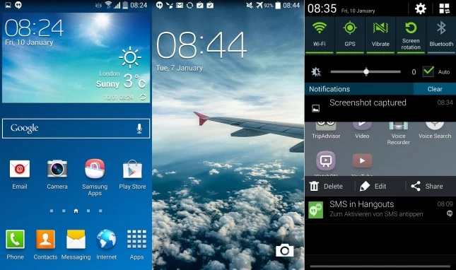 samsung galaxy s4 android 4.4 kitkat firmware feature | android 4.4 kitkat | หลุดภาพเฟิร์มแวร์ Android 4.4 KitKat บน Galaxy S4 ทุกซอกทุกมุม