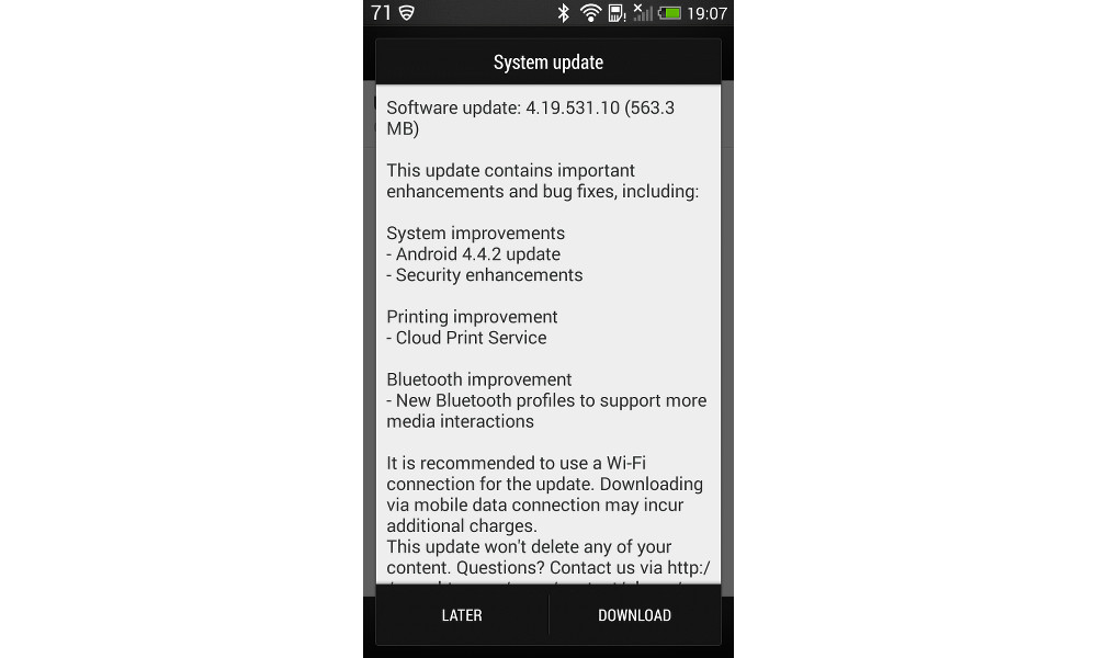 htc one kit kat | android 4.4.2 | Android 4.4.2 ของ HTC ONE เริ่มปล่อยแล้ววันที่ เริ่มที่เครือข่าย T-Mobile ของอเมริกา