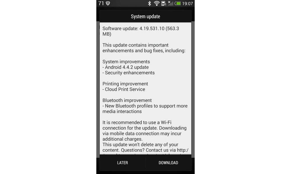 htc one kit kat | android 4.4.2 | Android 4.4.2 ของ HTC ONE เริ่มปล่อยแล้ววันที่ เริ่มที่เครือข่าย T-Mobile ของอเมริกา