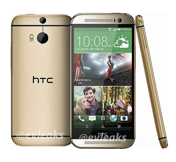 htc one leak | m8 | ภาพ HTC M8 สีทองมาแล้ว งดงาม ลำโพงคู่, กล้องหลังคู่, แฟลช LED คู่ “HTC The All New One”