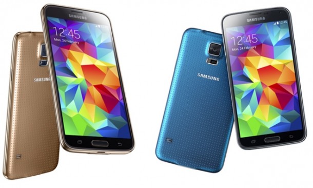 Samsung Galaxy S5 Blue & Gold
