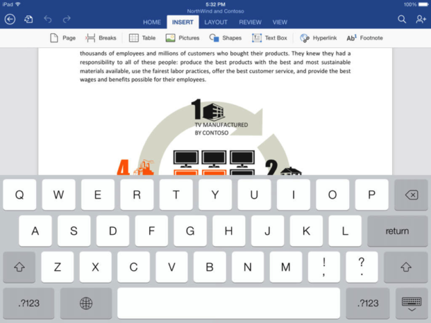 Office 365 on iPad