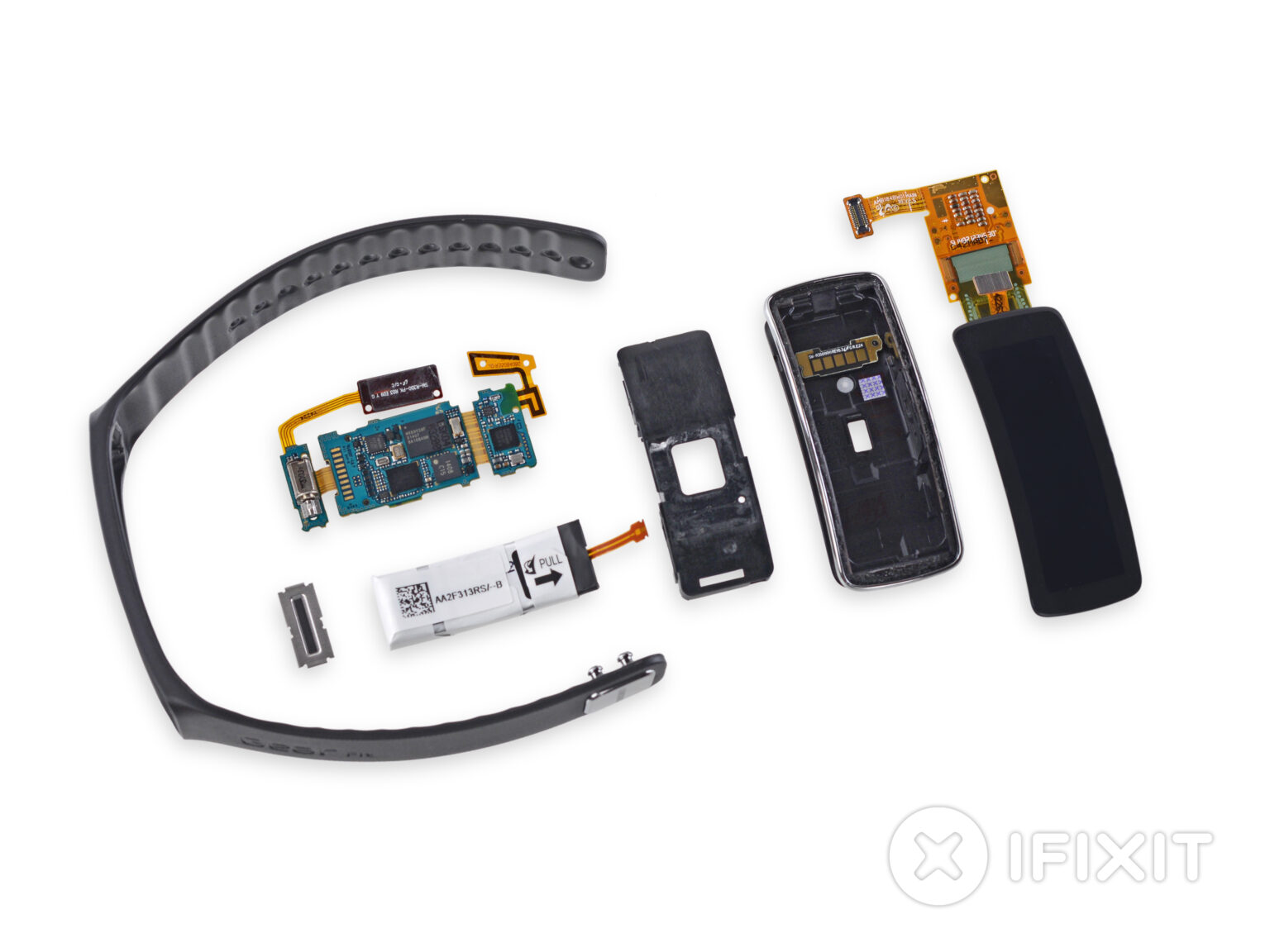 เปลือย Samsung Gear Fit โดย iFixit แกะภายในกันออกมาดู