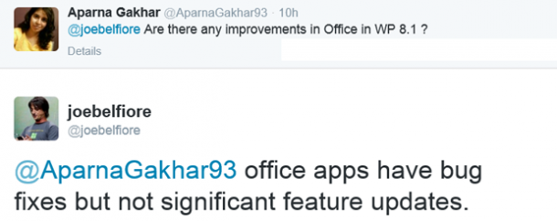Joe_Tweet_Office for Windows phone
