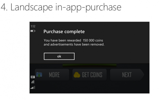 WP8.1 Store_In app purchase