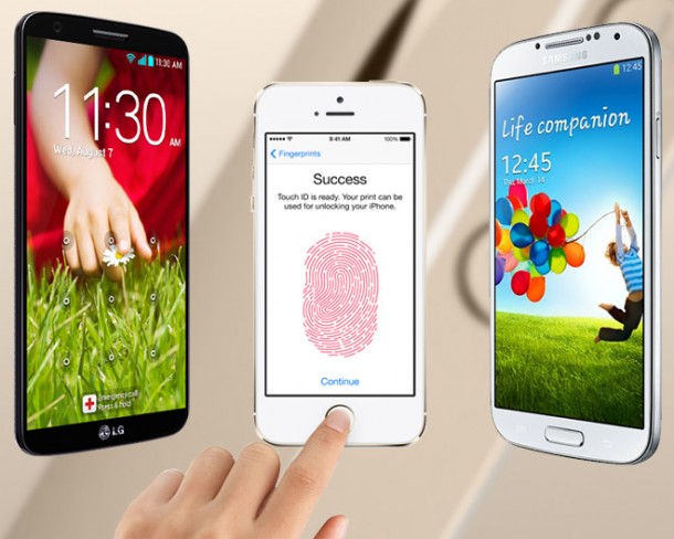 Samsung Galaxy S5 vs iPhone 5S Touch ID Comparison