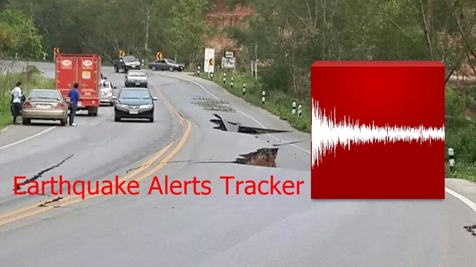 654385171 | Earthquake | แอพฯเด็ดวันละตัว : ตรวจเช็คพื้นที่แผ่นดินไหว เตือนภัยบนโทรศัพท์ ด้วยแอพ Earthquake Alerts Tracker