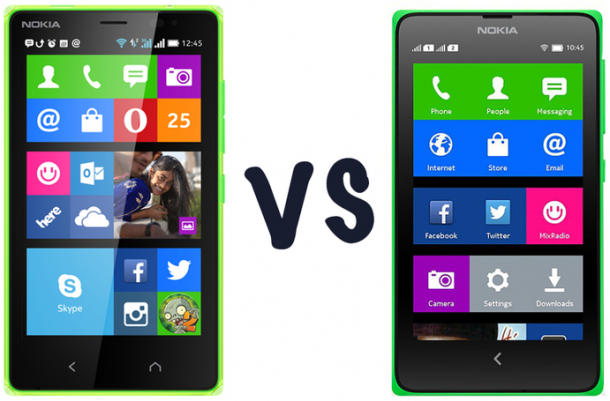 Nokia X2 vs Nokia X