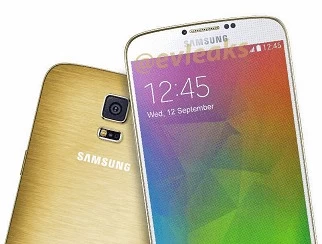 gal f1 1 | Galaxy F | โผล่ภาพเรนเดอร์หน้าตาสมาร์ทโฟน Samsung Galaxy F สีทองอีกครั้ง หรูหรา ฝาหลังคล้ายโลหะ