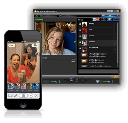 ooVoo video message