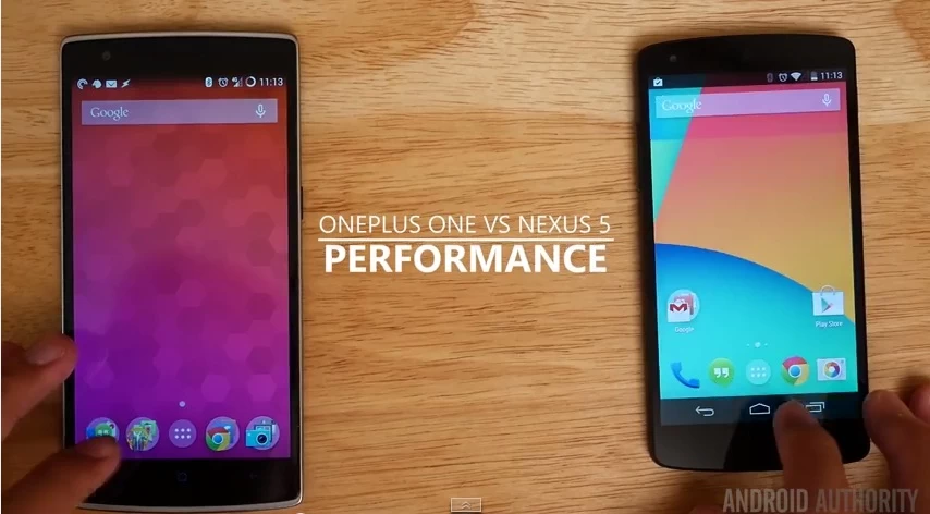 120 | Nexus 5 | [คลิป] ศึกแห่งศักดิ์ศรีระหว่าง LG nexus 5 กับ Oneplus One ใครจะเหนือกว่าใคร?