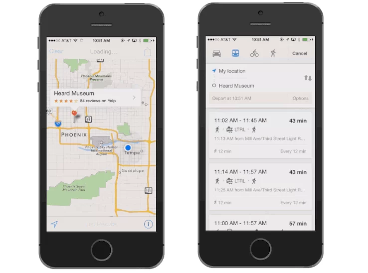 24 | apple map | ไม่มั่นใจใน Apple Map ไม่เป็นไร เพราะ iOS8 แอปเปิ้ลอนุญาตให้สลับไปใช้ Google Map และแอพนำทางอื่นๆ ได้ทันทีจ้า