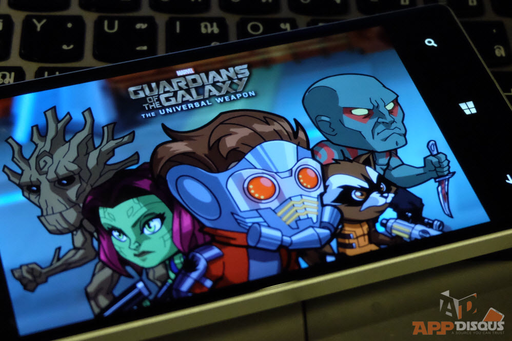 Guardians of the | Guardians of the Galaxy | Guardians of the Galaxy เกมส์แอคชั่นจากหนังฟอร์มยักษ์ มาลงบนระบบ Windows phone แล้ว