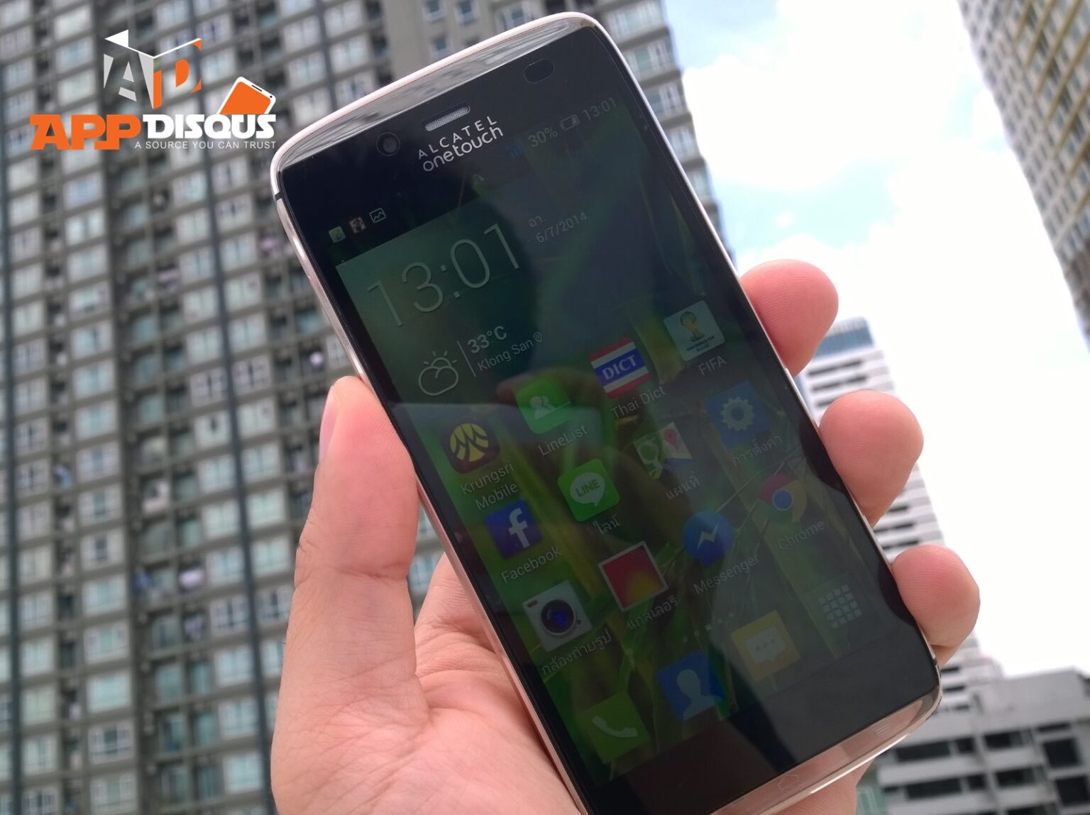 รีวิว Alcatel onetouch idol α(alpha) โดยทีมงาน AppdisQus.com