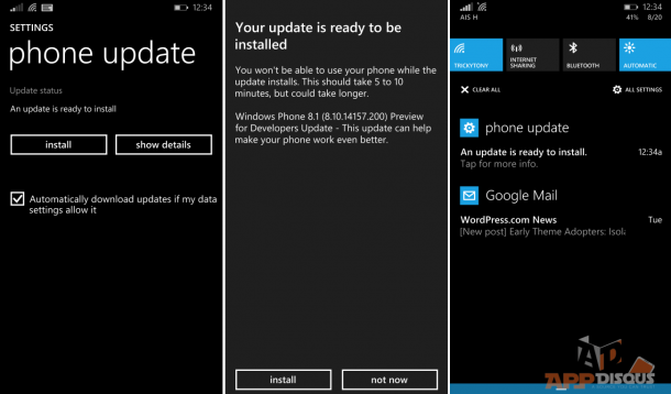 Windows phone 8.1 update_first update_1