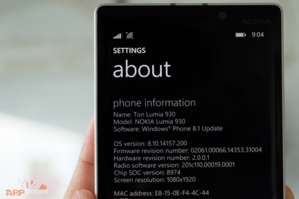 Lumia 930 windows phone 8.1 update