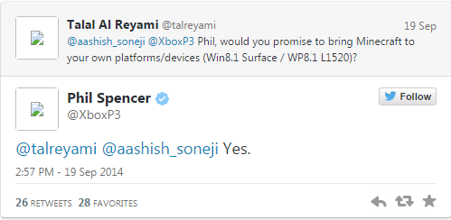 Phil Spencer Tweet