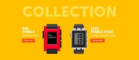 Pebble ลดราคาลงสู้สังเวียน Wearable Gadget จากแบรนด์ดังมากมาย!! pebble reduces price