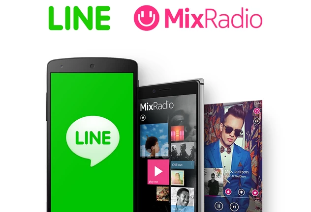 LINE and | Line | ไปแล้ว Microsoft ขายกิจการ Mix Radio ให้กับ..Line