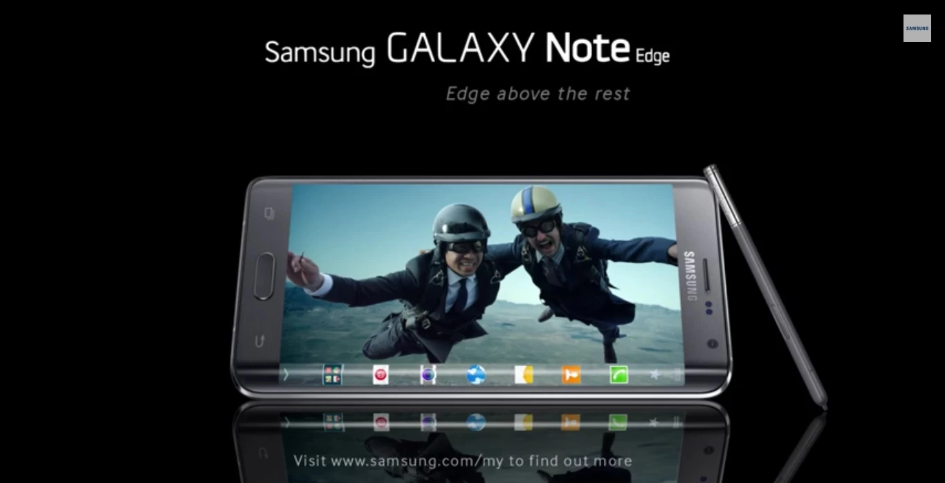 Untitled7 | Samsung Galaxy Note Edge | คลิปโฆษณาโชว์เล่น OX ด้วย Samsung Galaxy Note Edge กลางอากาศก่อนตกถึงพื้น