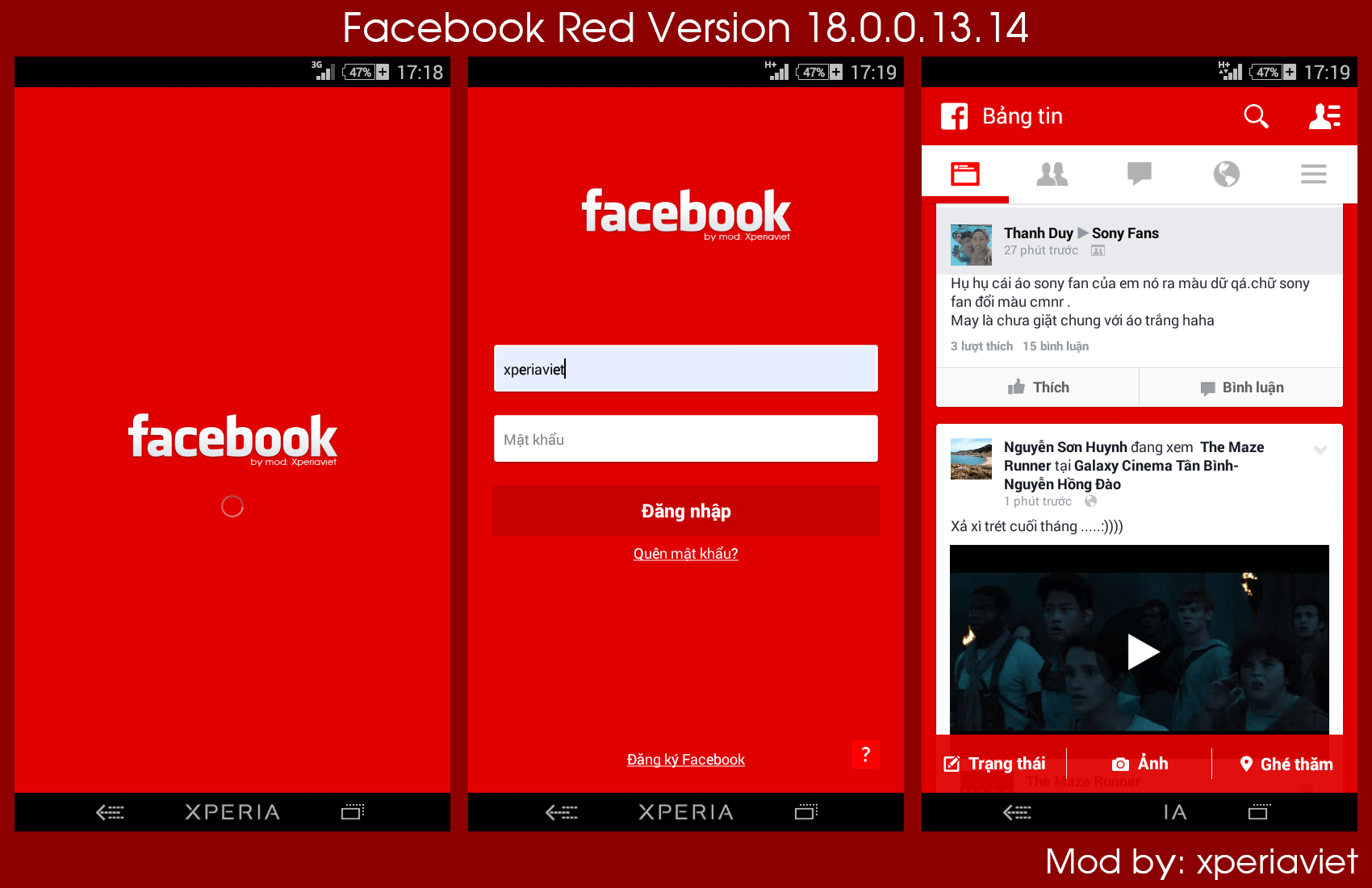 2602474 red | .apk | แจกฟรีตอนนี้!! แอพฯ Facebook 15 แอพฯ 15 สี สุดแจ่ม เท่ไม่เหมือนใคร สำหรับชาว Android