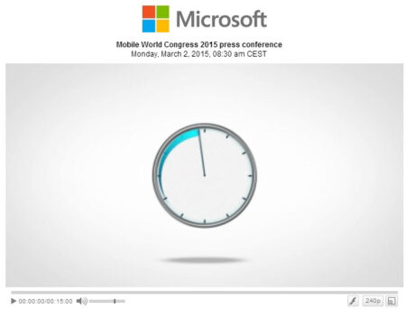 Microsoft จะถ่ายทอด Keynote ในงาน MWC 2015 วันจันทร์ที่ 2 มีนาคมนี้ เราจะได้เห็นอะไรบ้าง?
