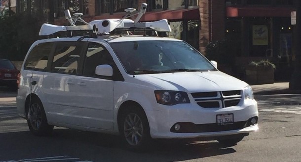 Apple Van Spotted in Bay Area Street
