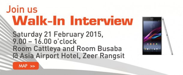 Sony Job Interview Day 2015 Thailand