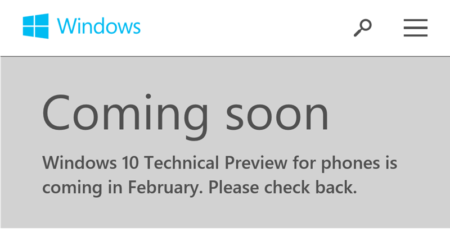 ลือ Windows 10 สำหรับโทรศัพท์สมาร์ทโฟนจะเปิดรุ่นตัวอย่างให้ได้ชมกัน 4 กุมภาพันธ์นี้