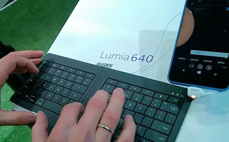 HID demo thumb | Bluetooth Keyboard | [CLIP] ตัวอย่างการทำงานแสนสะดวกของคีย์บอร์ดบลูทูธพร้อมด้วย Lumia 640 จาก Microsoft