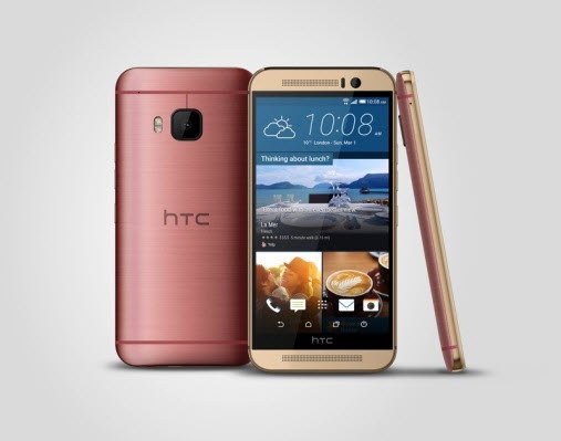 HTC One M9_Pink_2