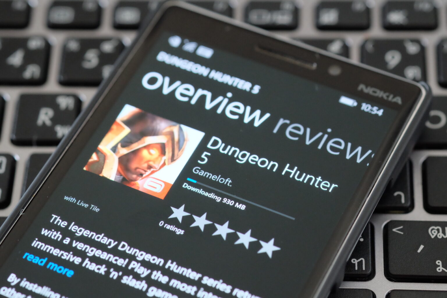 มาแล้ว Dungeon Hunter 5 พร้อมล่าบน Windows phone แล้ว สำหรับเครื่องแรม 1 GB ขึ้นไปเท่านั้น