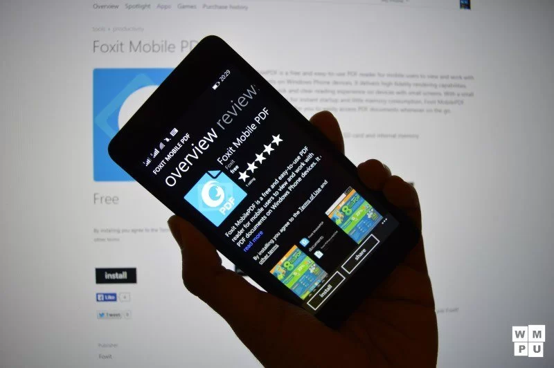 | Onedrive | Foxit Mobile PDF Reader ดาวน์โหลดผ่าน Windows Phone Store ได้แล้ววันนี้