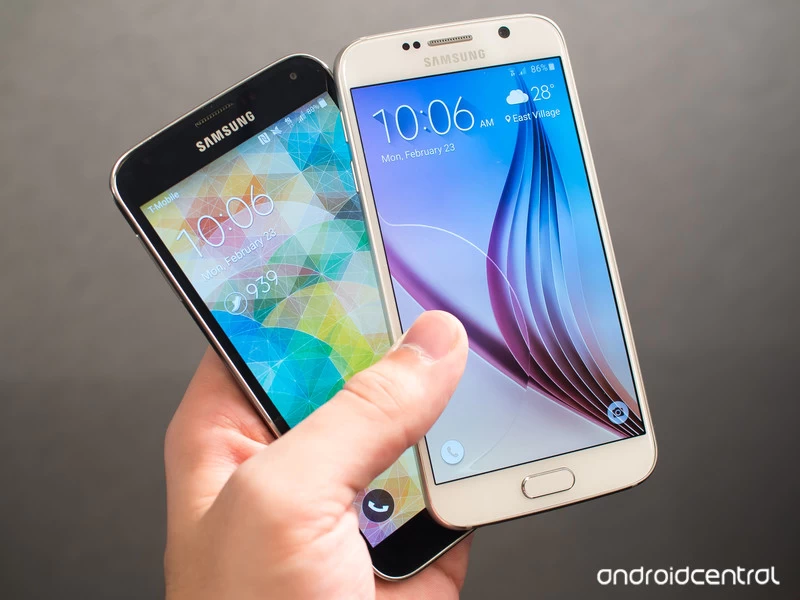 galaxy s6 s5 fronts | galaxy s5 | ช็อตต่อช็อต เมื่อเทียบ UI ระหว่าง Galaxy S6 กับ Galaxy S5 จาก TouchWiz