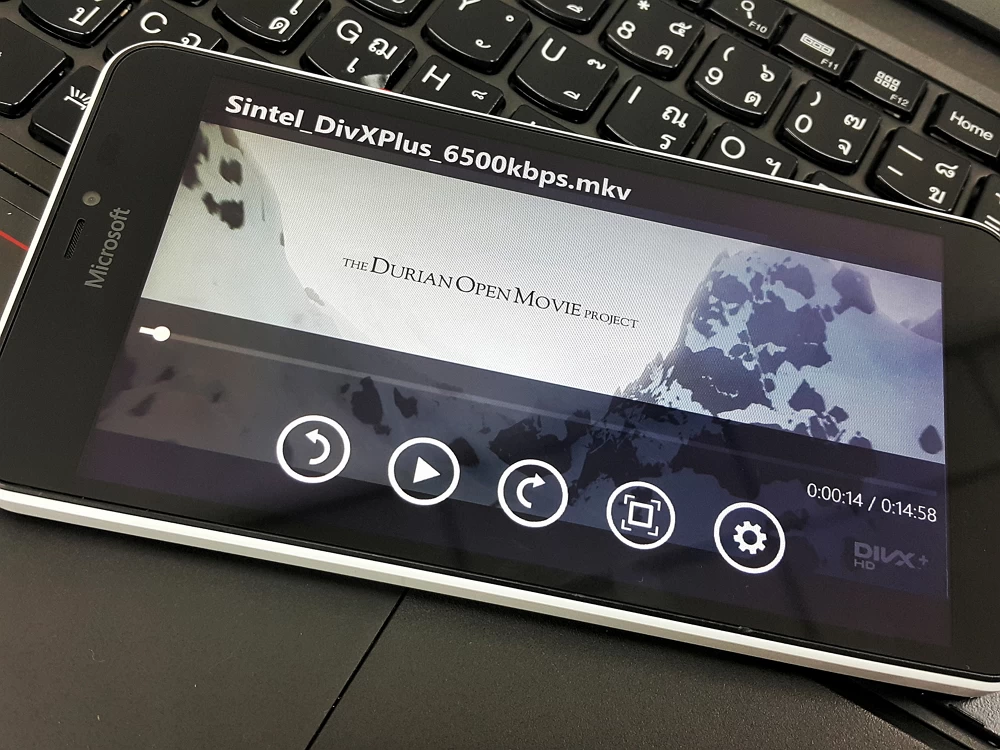 Lumia 640 with MKV file | MKV on windows phone | [ข่าว] Windows phone 8.1 update 2 รองรับการเล่นไฟล์ MKV ในตัวแล้ว
