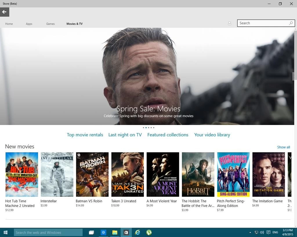 moviest | beta store | [ข่าว] Windows 10 เพิ่มหนัง/เพลง/รายการทีวี เข้าไปใน Store ใช้ได้ทุกอุปกรณ์ Windows