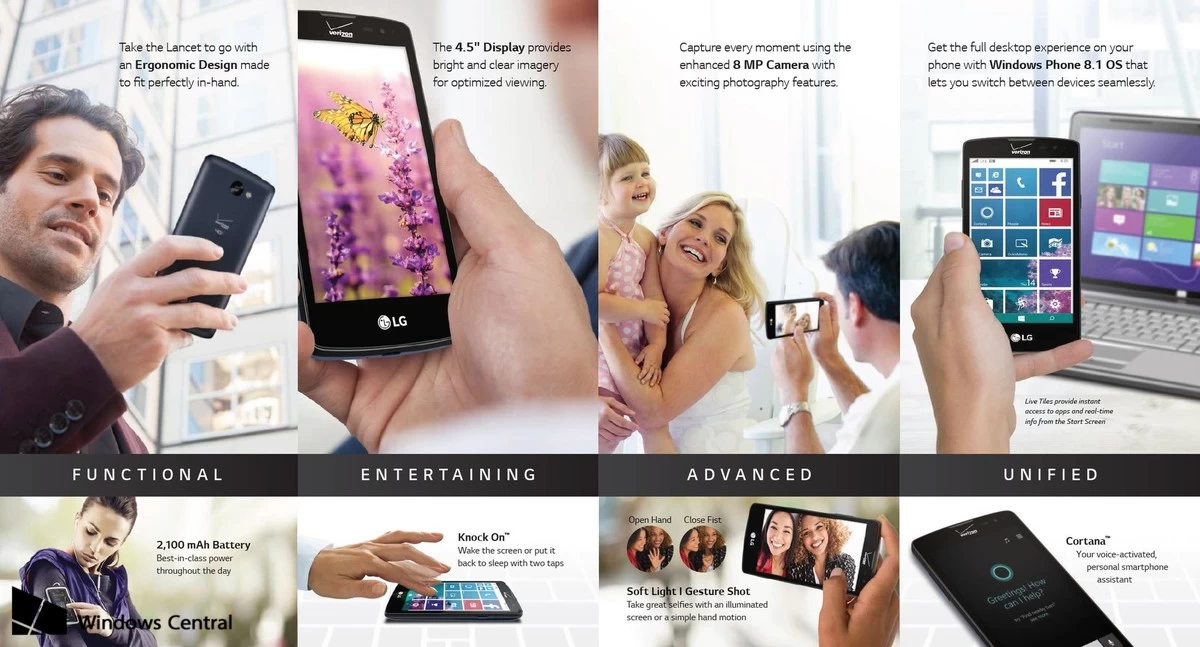 lg lancet ebroch | LG Lancet | [ข่าว] LG Lancet มือถือ Windows phone ระดับกลางล่างจาก LG มาแล้ว