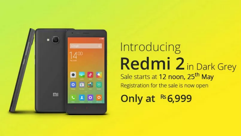 redmi2 flash sale dark grey variant | Amazon | Xiaomi เปิดลงทะเบียนซื้อ Redmi 2 สี Dark Grey แล้วที่ต่างประเทศ แต่เปิดขายจริงเที่ยง 25 พ.ค.