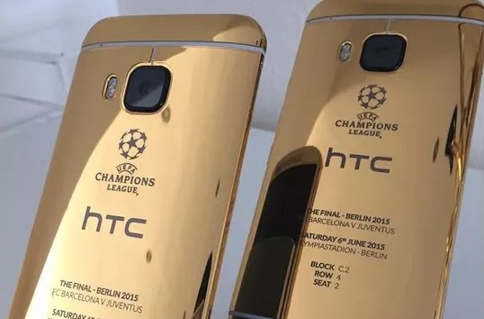 1433588187532 | UEFA Champions League | HTC โพสต์รูปภาพโปรโมท One M9 24-karat gold แต่ดันใช้ iPhone ถ่าย