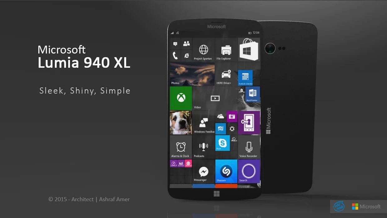 Lumia 940 concept 2 2 thumb | WINDOWS PHONE | สมาร์ทโฟนลึกลับจาก Microsoft โค้ดเนม RM-1104 อาจเป็น Lumia 940