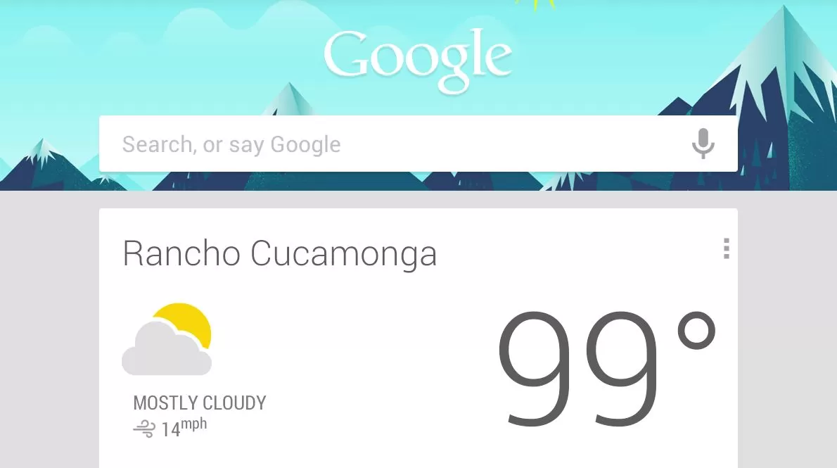 google now landscape 1 | google app | Google Search V 4.8 มาแล้ว เตรียมพร้อมกับความสามารถในการเรียกใช้ได้แบบออฟไลน์ [APK Download]