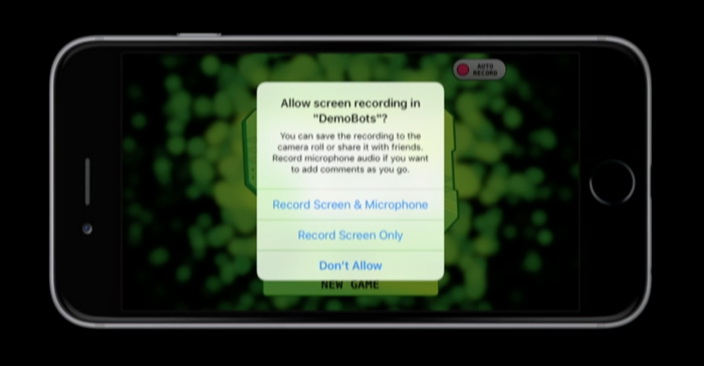 ios 9 screen recording replaykit | api | ReplayKit ใน iOS9 จะทำให้การอัดวิดีโอการเล่นเกมส์ง่ายขึ้นโดยไม่ต้องใช้ Mac หรือแอพอื่นๆ