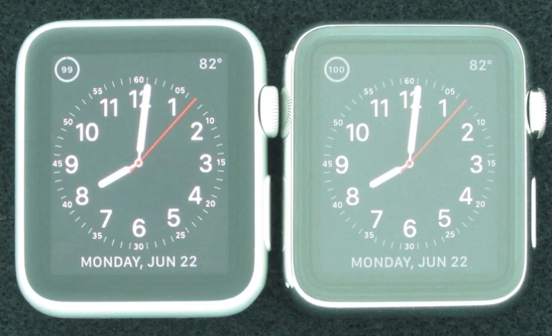 DisplayMate Photo 28 800 | apple watch edition | หน้าจอ Apple Watch แบบกระจก ION-X แสดงผลได้ดีกว่าแบบกระจก Sapphire