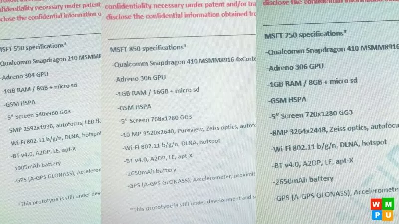 lumia850750550 1 | Lumia 550 | หลุด Lumia 850, 750 และ 550 สามใบเถาที่ยังไม่เปิดตัวจาก Microsoft และ Windows 10 Mobile มาตุลาคมนี้