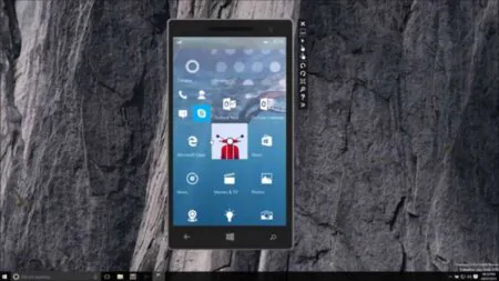 คลิปโชว์ Windows 10 Mobile Build 10158 สำหรับ Emulator