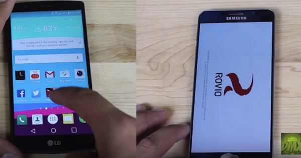 Note 5 vs LG G4 speed test | LG G4 | เห็นกันชัดๆวิดีโอทดสอบความเร็วระหว่าง LG G4 กับ Samsung Galaxy Note 5