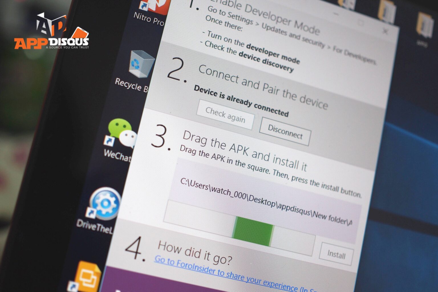 ง่ายขึ้น!! มาแล้วเครื่องมือใหม่ ApkToWin10M สำหรับติดตั้งแอพฯ Android บน Windows 10 Mobile